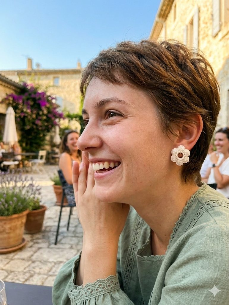 White Clip-on Earrings