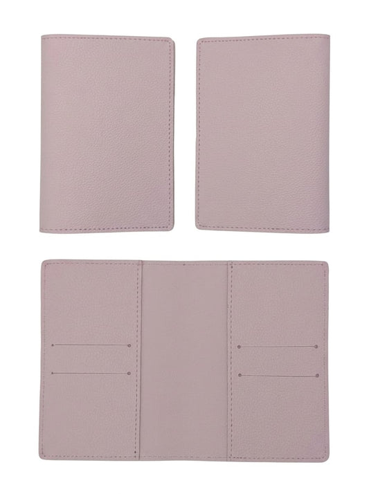 Vegan Leather Passport Holder/Organizer - Lavender