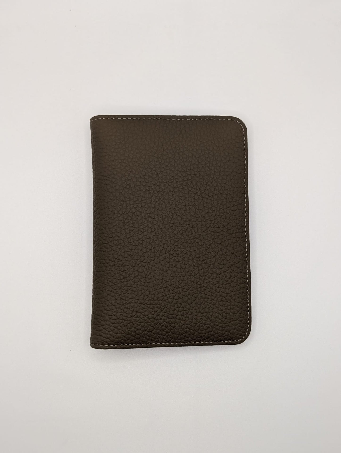 Full Grain Leather Passport Holder- Truffle colour