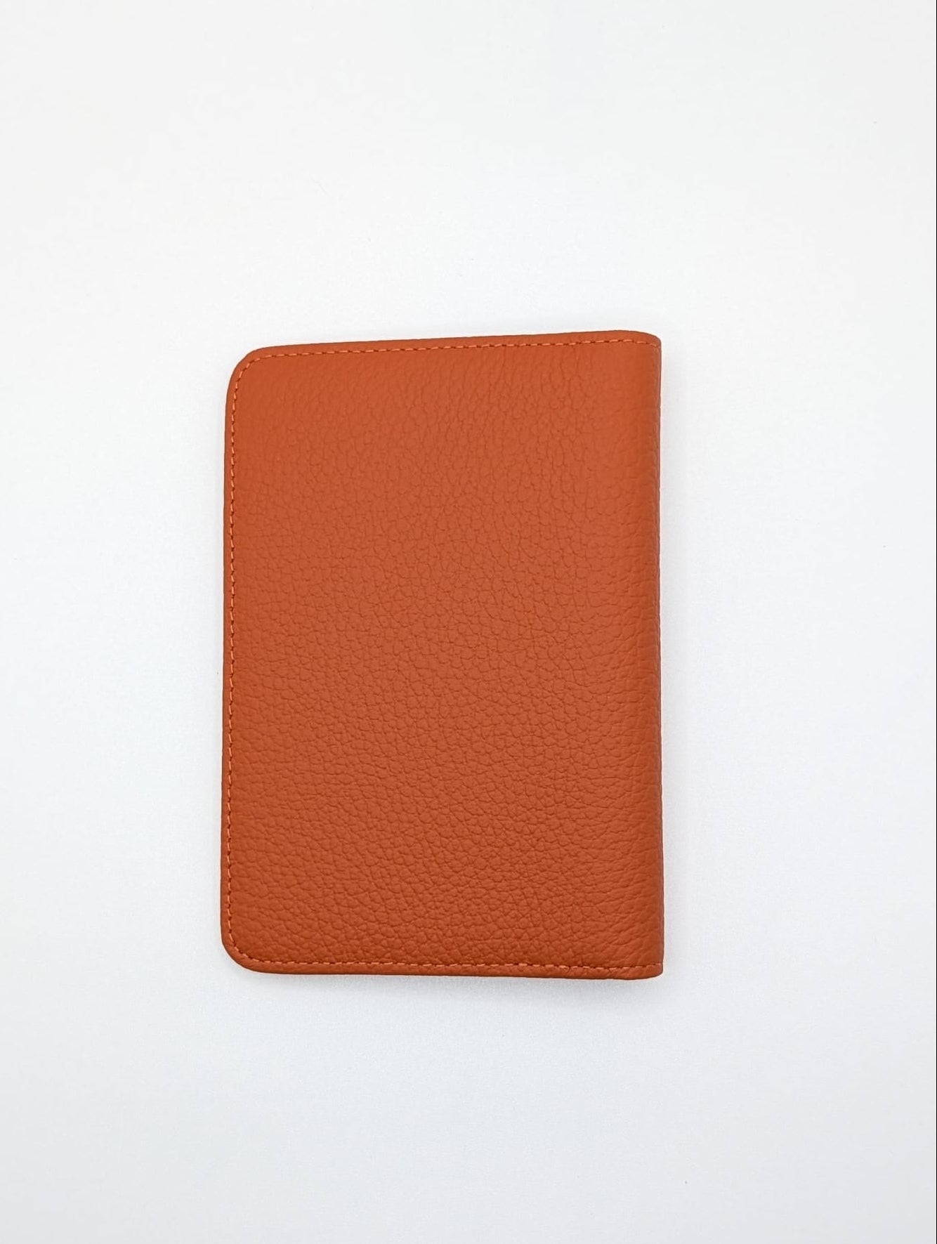 Full Grain Leather Passport Holder - Terracotta